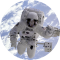 Astronaut VR Google Cardboard game logo