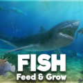 Feed and Grow: Fish game logo