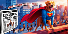 Superman’s Canine Sidekick Sparks Rescue Dog Adoption Surge