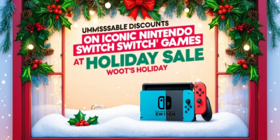 Unmissable Discounts on Iconic Nintendo Switch Games at Woot's Holiday Sale