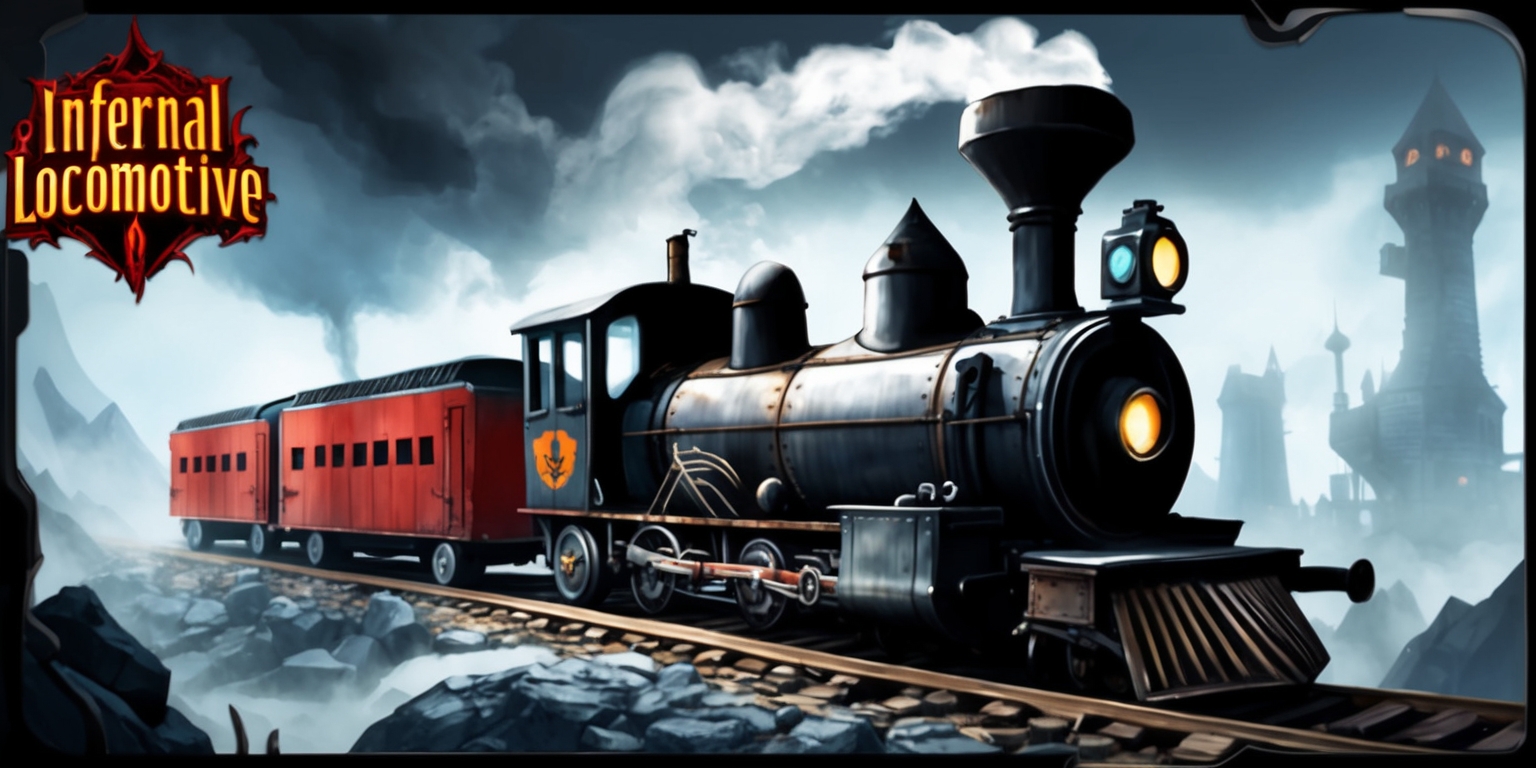 Infernal Locomotive roguelike deckbuilder game