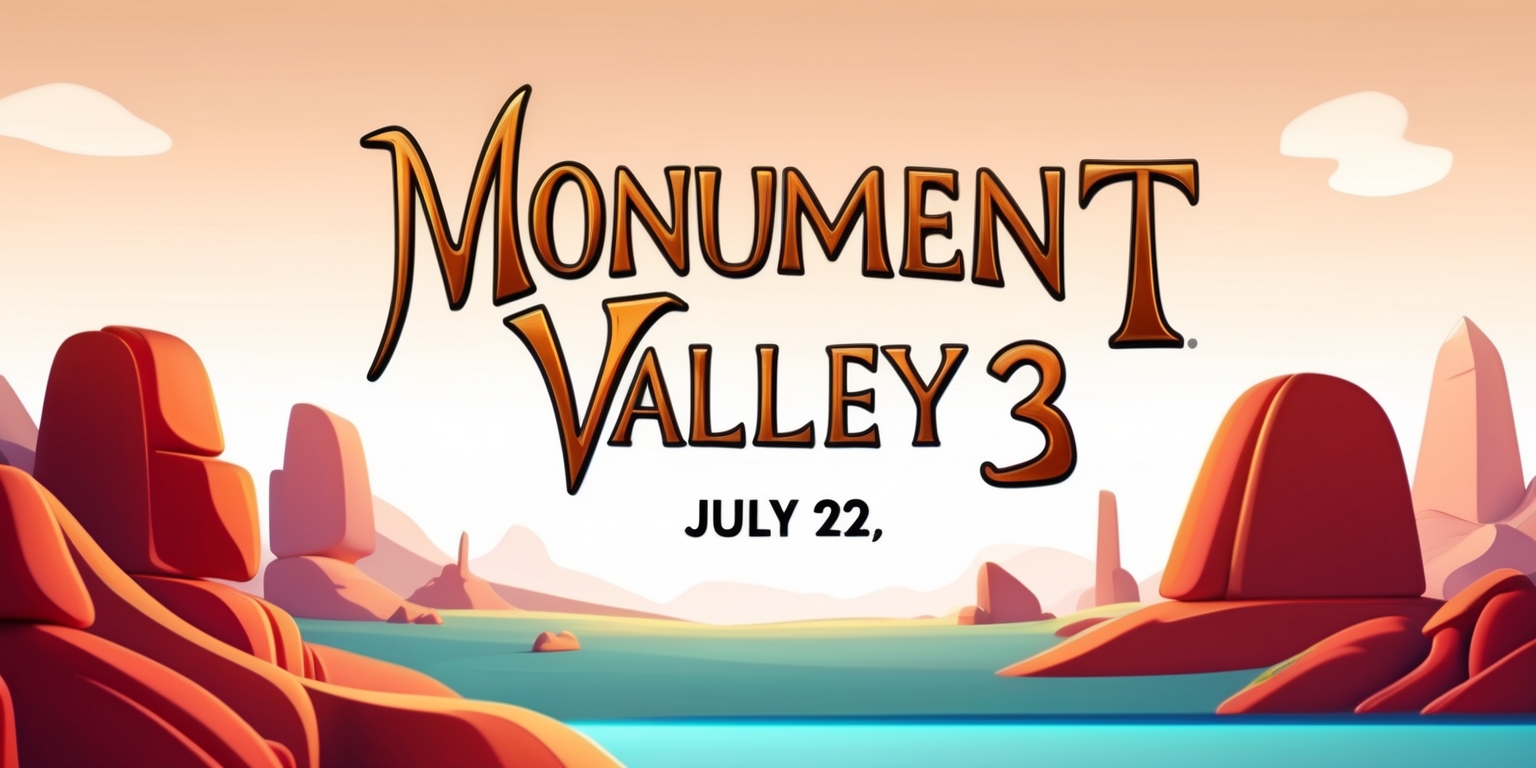 Monument Valley 3 Expands Platform Horizons with a July 22 Launch