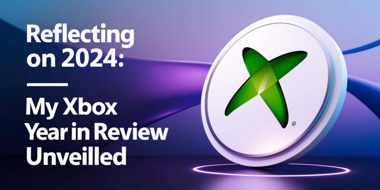 Reflecting on 2024 My Xbox Year in Review Unveiled Blog